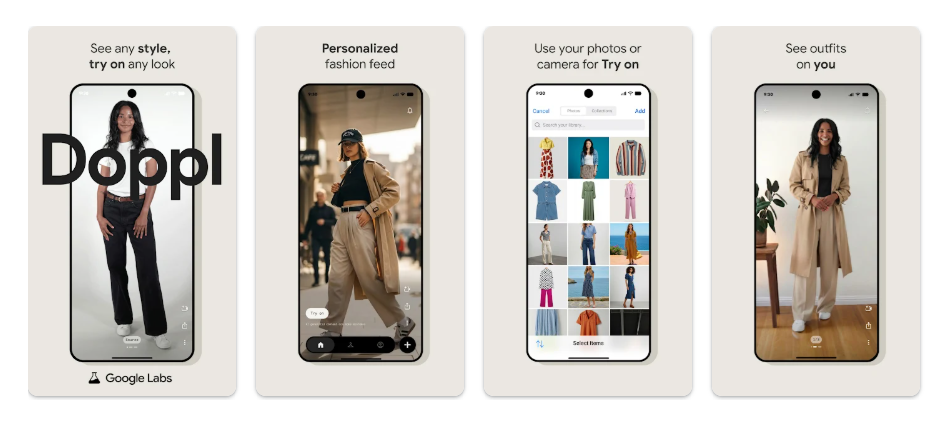 Doppl app - Shoppable discovery feed